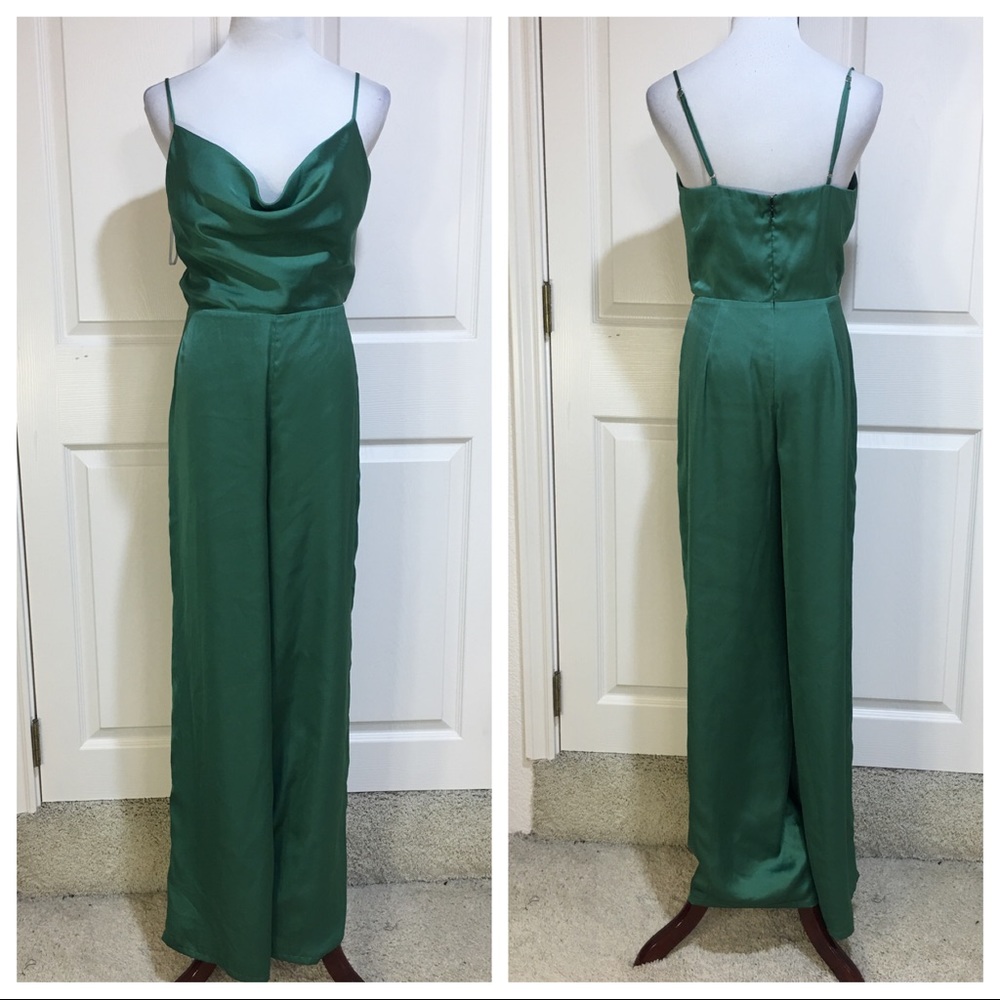 New Lovers + Friends green jumpsuit